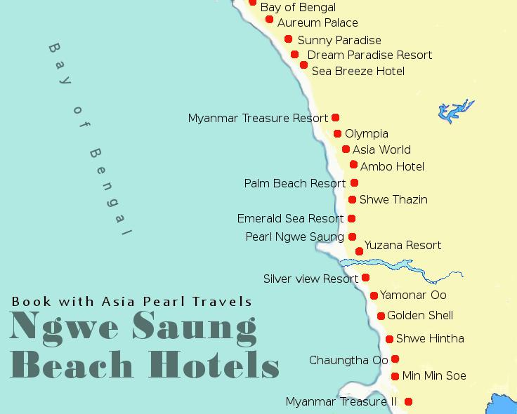 Ngwe Saung Beach Hotels